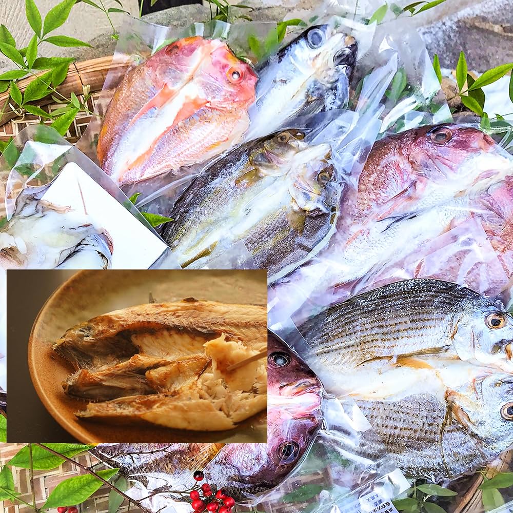 魚 ＠ 次回発送 1/6〜 Amazon.co.jp: 【冷凍】天草わくわく便 天草旬魚 一夜干し 6種詰合せ