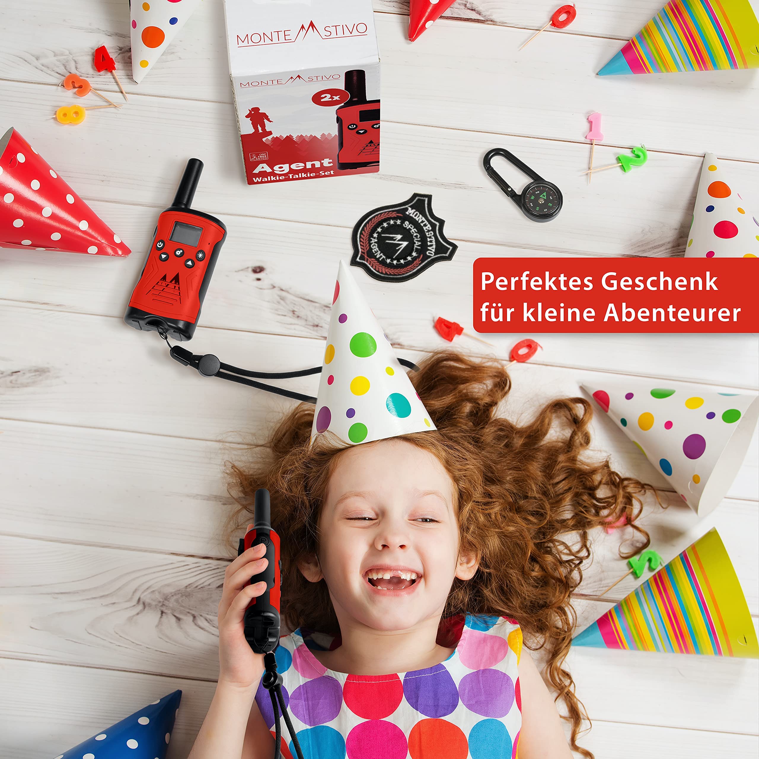 eKids Walkie Talkies Stitch para niños, juguetes de interior y exter