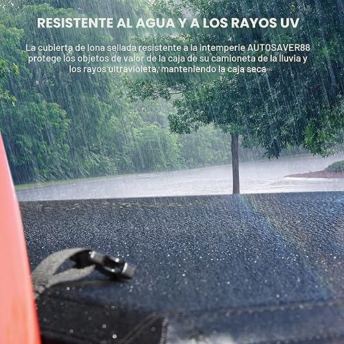 Miniatura 5 de AUTOSAVER88: funda suave enrollable para tonneau de camioneta de 5.8 pies, compatible con Chevy Silverado/GMC Sierra 1500 de 2007 a 2025, nuevo