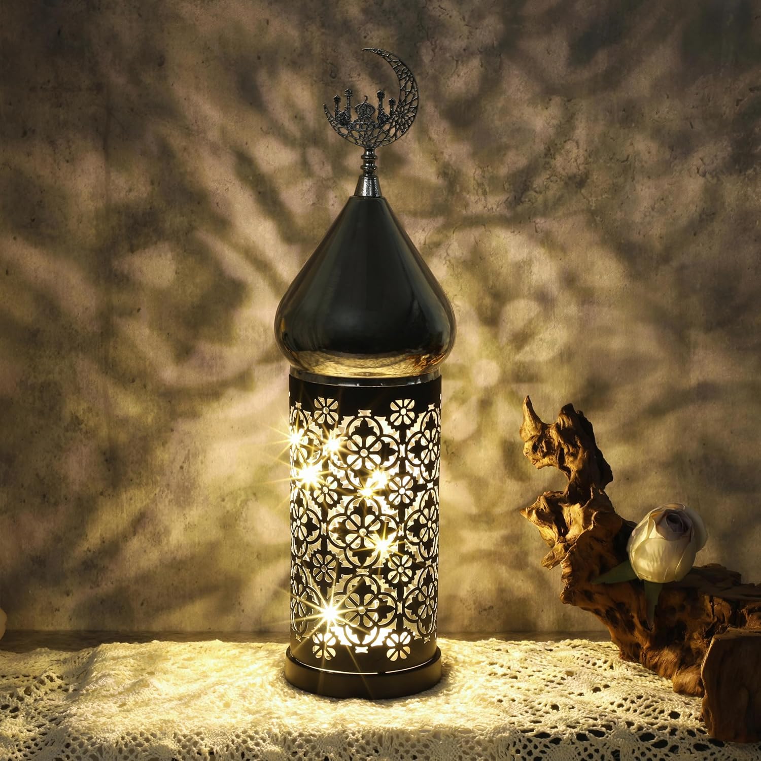 JHY DESIGN 8.5インチ ケージ電球ランタン 装飾ランプ 電池式