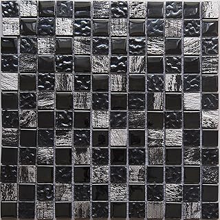 Glass and Stone Mosaic Tile for Kitchen Backsplash, Bathroom Shower Wall...