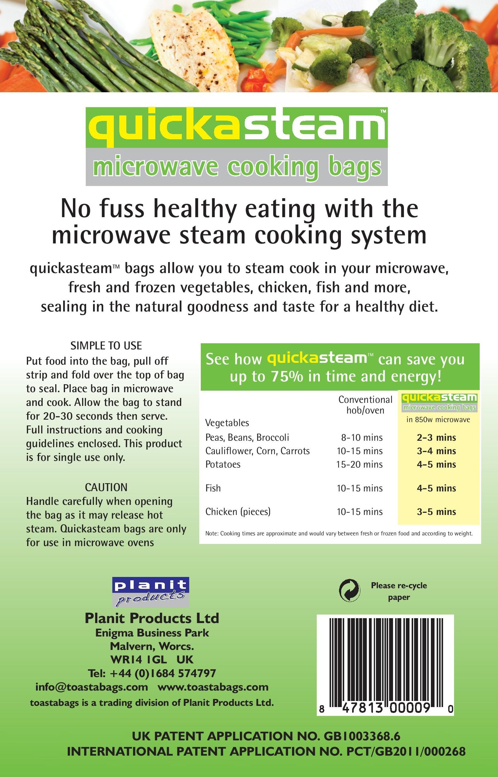 microwave steam bags large