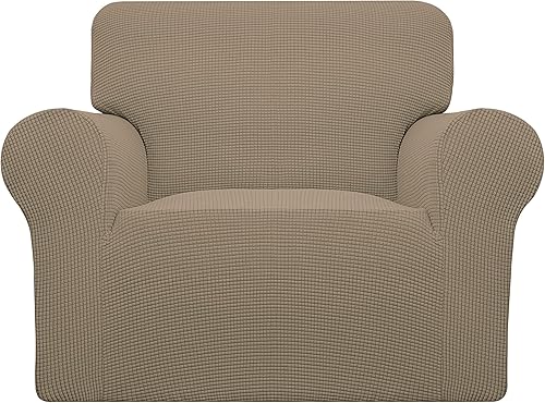 Vista 133 de Easy-Going - Funda elástica para sofá de silla, 1 pieza, protector de muebles, suave, con parte inferior elástica, para niños y mascotas, tela