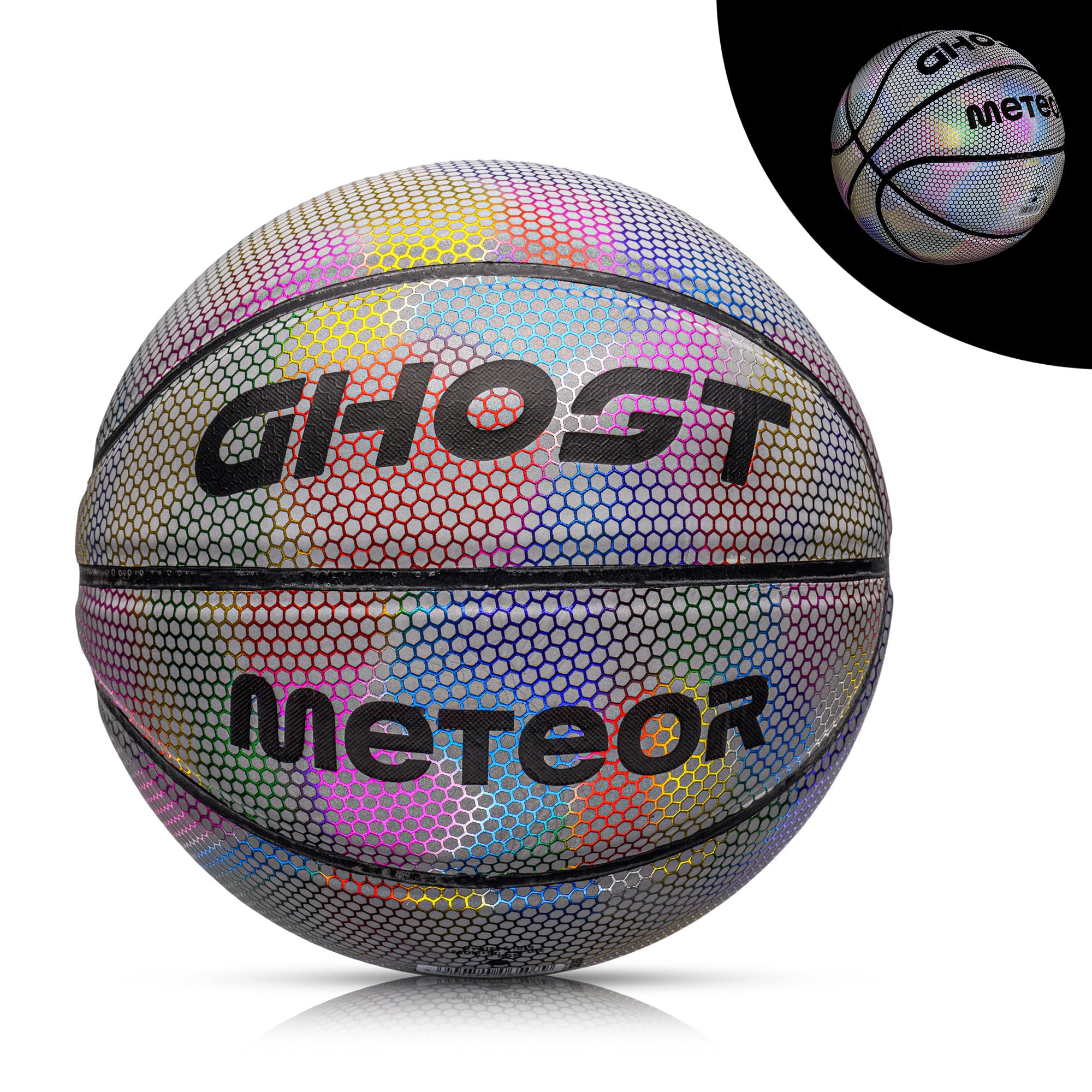 Meteor Mini Ballon De Basket Taille 4 - Idéal Enfants 4-8 Ans, Souple Avec Surface Adhérente