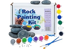Koltose by Mash Deluxe Rock Painting Kit for Kids, Paint Kindness and Hide It Around