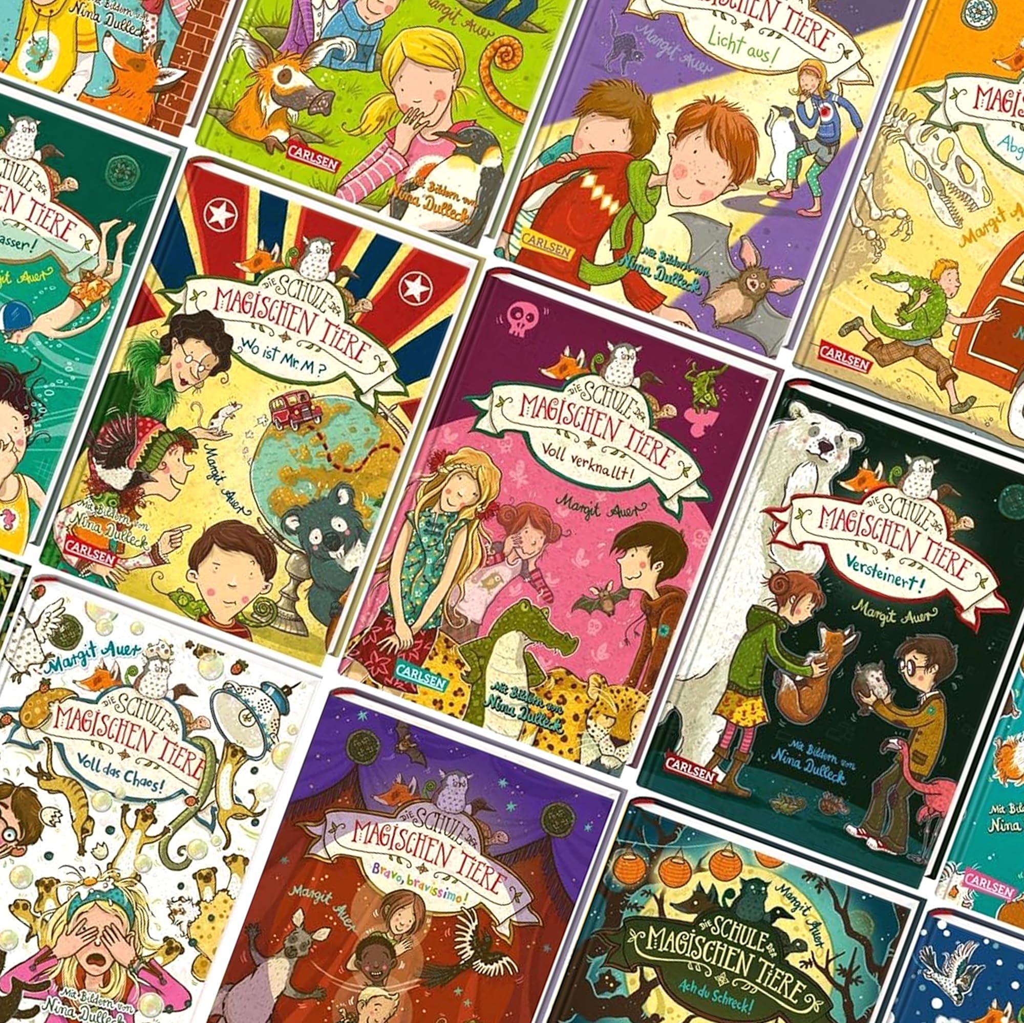 Die Schule der magischen Tiere Bücher-Set 1-15 + Exklusive Monster-Lesezeichen – Kinderbuch ab 6 Jahre zum Vorlesen & Selbstlesen – Magisch, lustig, spannend