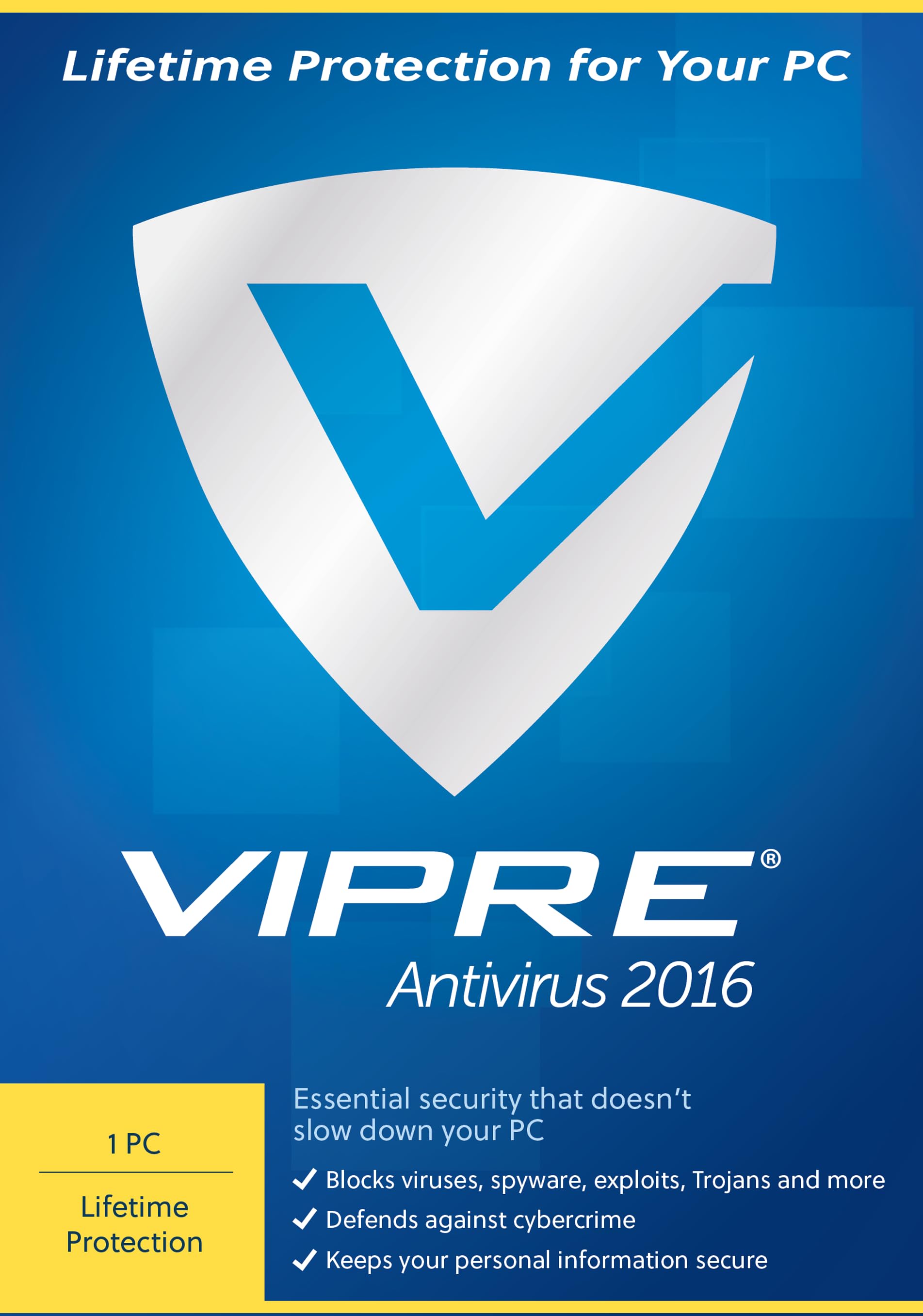 Amazon.com: VIPRE Antivirus PC Lifetime Security [Download ...