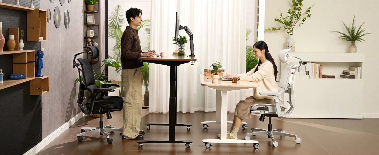 Amazon.co.jp: FLEXISPOT オフィスチェア デスクチェア C7 人間工学