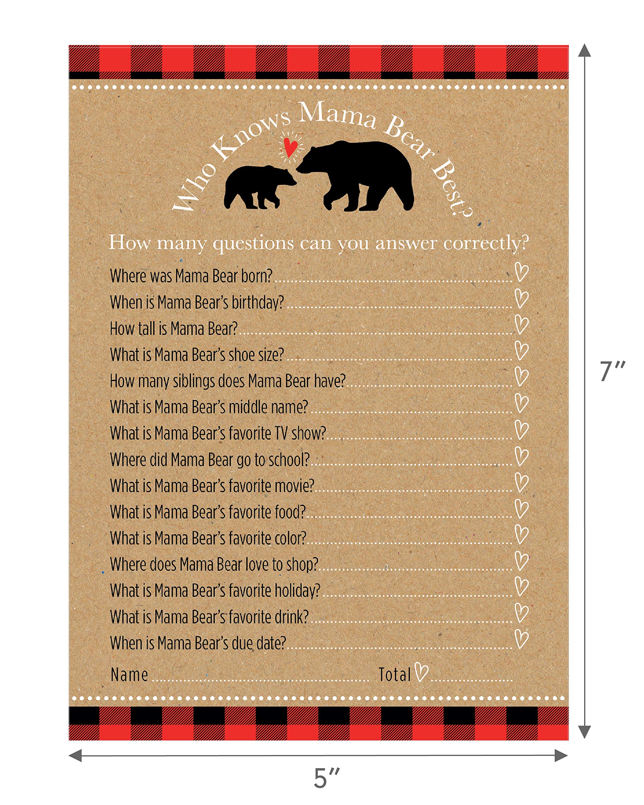 20 X Who Knows Mummy Best – Jeu De Fête Prénatale Neutre