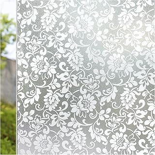Cottoncolors Brand Window Film Static Privacy Decoration Self Adhesive for UV Blocking Heat Control Glass Stickers,35.4x157.4 Inches