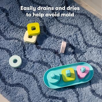 Frida Baby Sort + Solve Bath Puzzle Toy for Toddlers, Ages 18+ Months | Matching & Sorting Bath Toy, Develops Fine Motor Skills, Learn Shapes, Colors & Counting