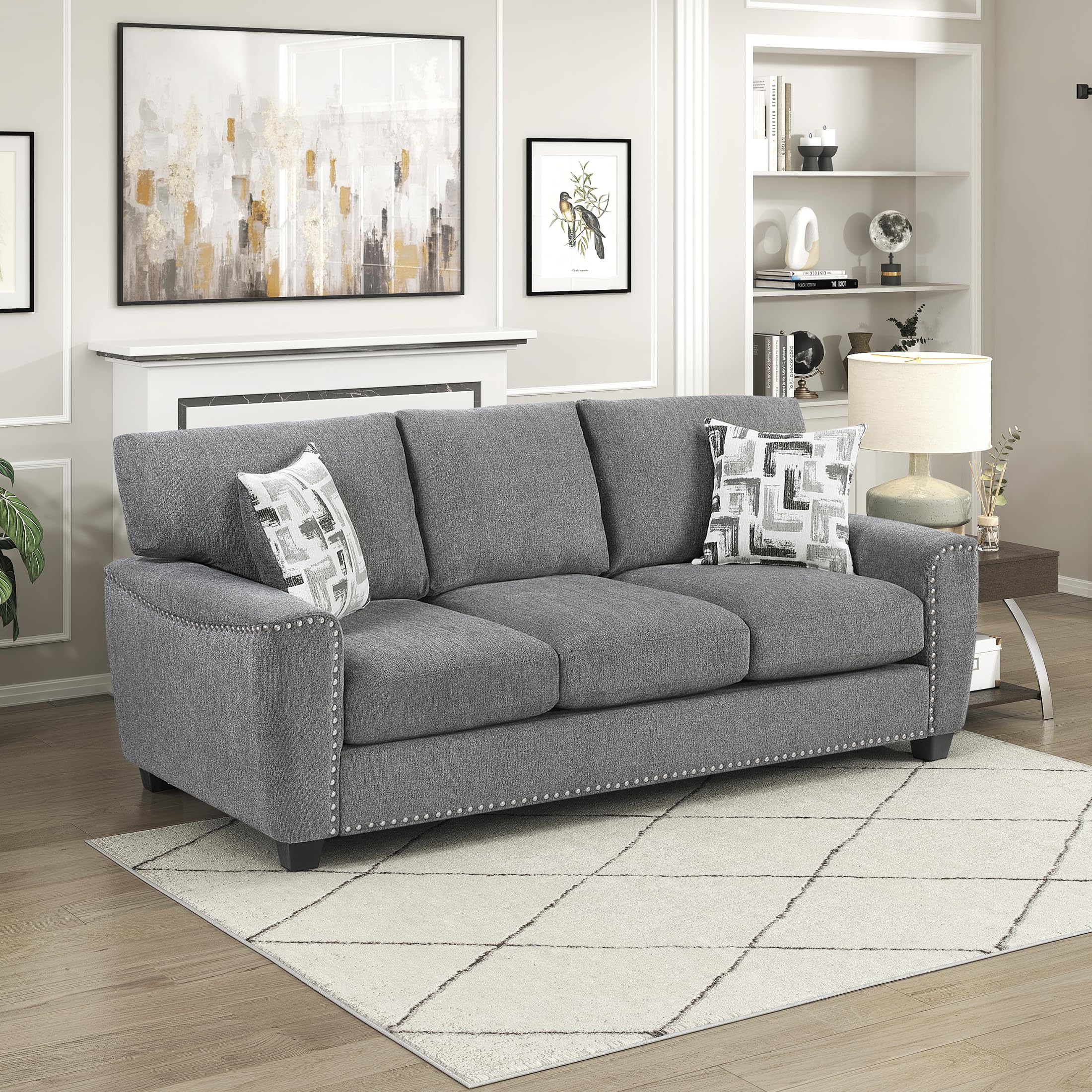 Photo 1 of Lexicon Chenille Fabric Sofa