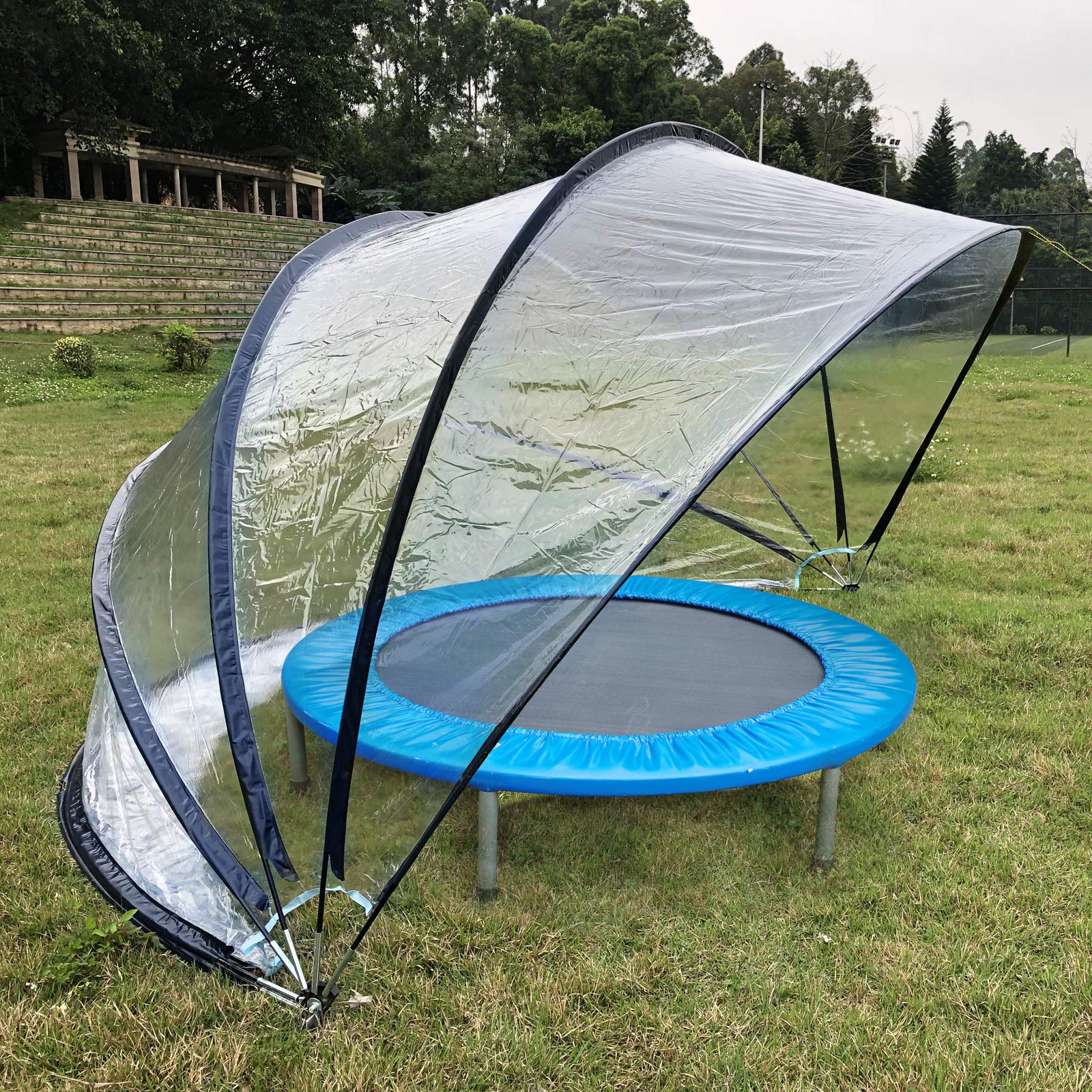 STEINBACH Pavillion Zelt Cabrio Dome 440 x 220 cm (Schwarz)