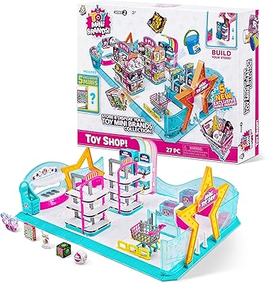 5 Surprise Toy Mini Brands - Mini Toy Shop Playset by ZURU (Series 2) Exclusive and Mystery Collectibles