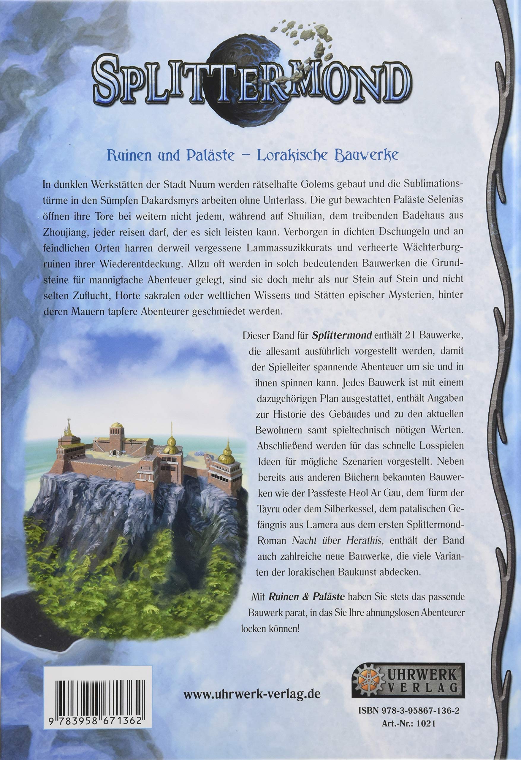 Splittermond Ruinen & Paläste - 21 Bauwerke Für Fantasy Abenteuer
