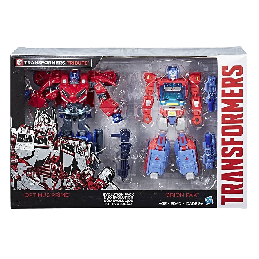 トランスフォーマー エボリューション 2パック オプティマスプライム Amazon.com: Transformers Op Evolution Action Figure (2 Pack