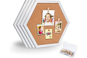 4 Packs Cork Board for Girls Bedroom
