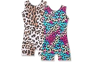 Shimmering Leopard Leotard: For a Dance Extravaganza