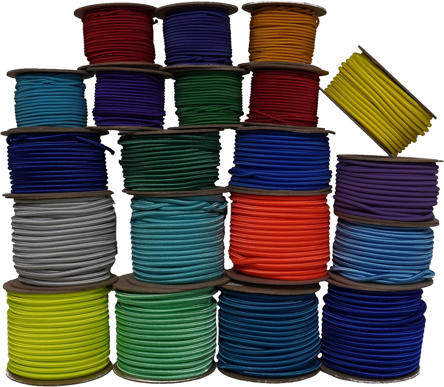 Teal 3/16 Shock Cord 100 Foot Spool - Elastic Bungee Cord for Crafts 3/16 inch