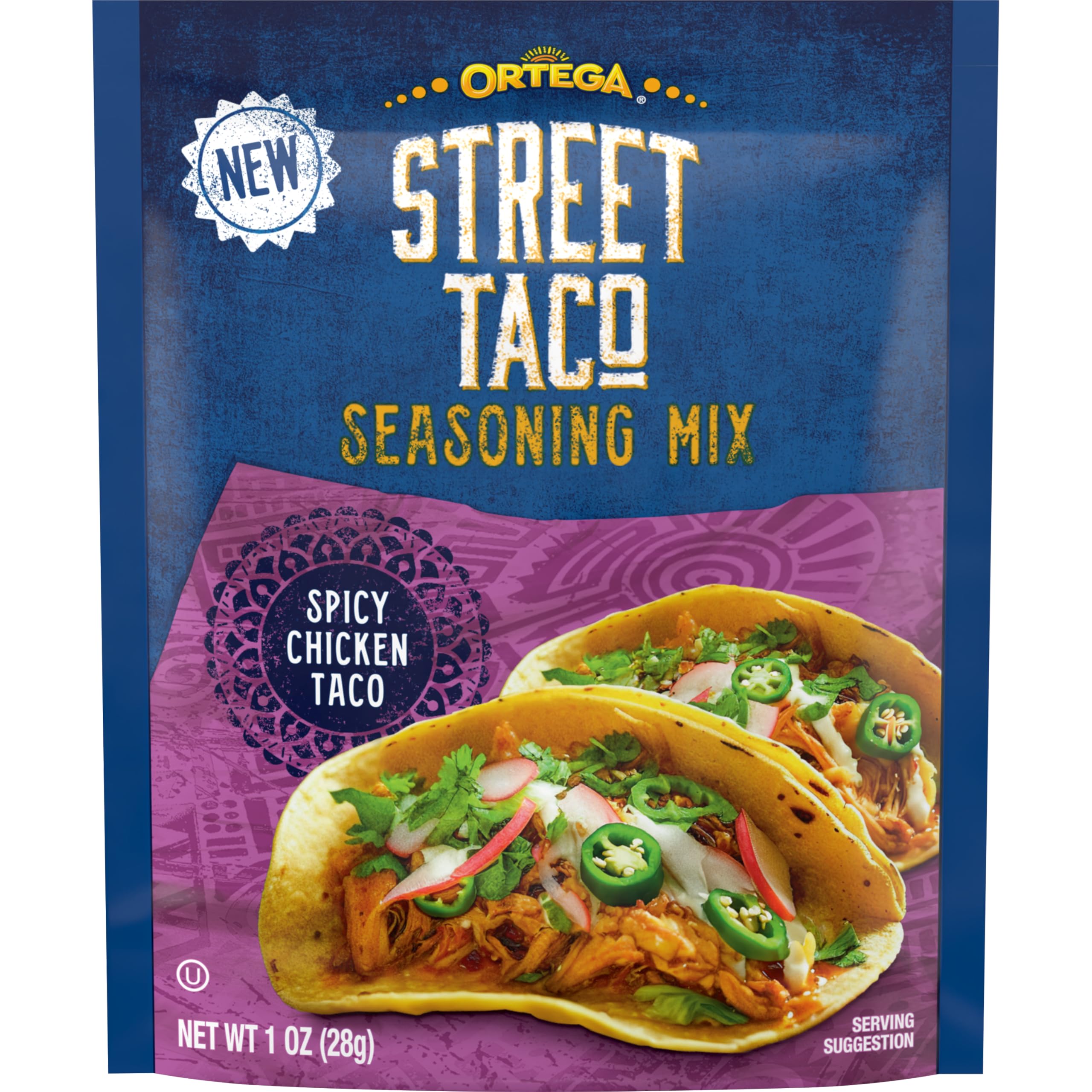 Amazon.com : Ortega Street Taco Seasoning Mix, Spicy Chicken Taco