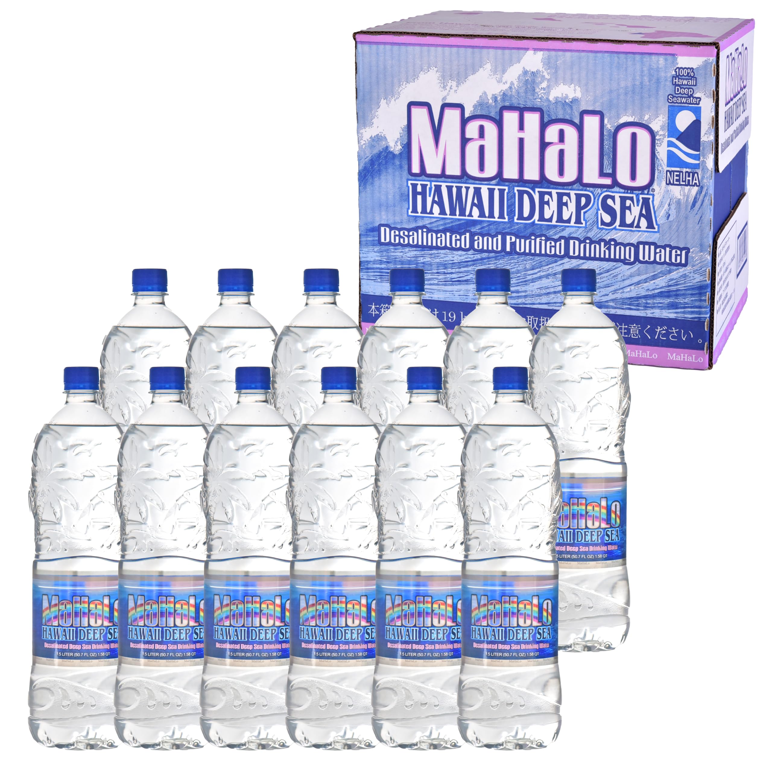 Amazon.co.jp: 高陽社 マハロ 超海洋深層水 100% 1500ml×12本 ハワイ島