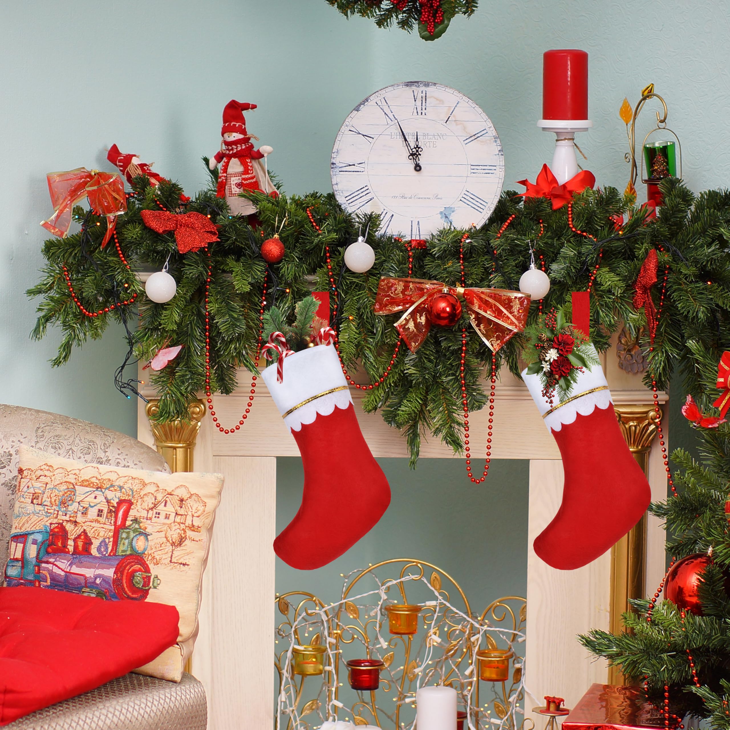 Weihnachtsstrumpf (20, Rot)