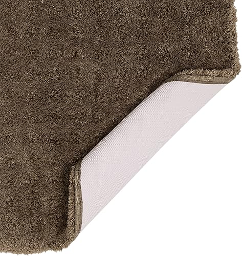 Miniatura 7 de Mohawk Home Alfombra de baño Kingston lavable a máquina color gris claro para tapa de inodoro