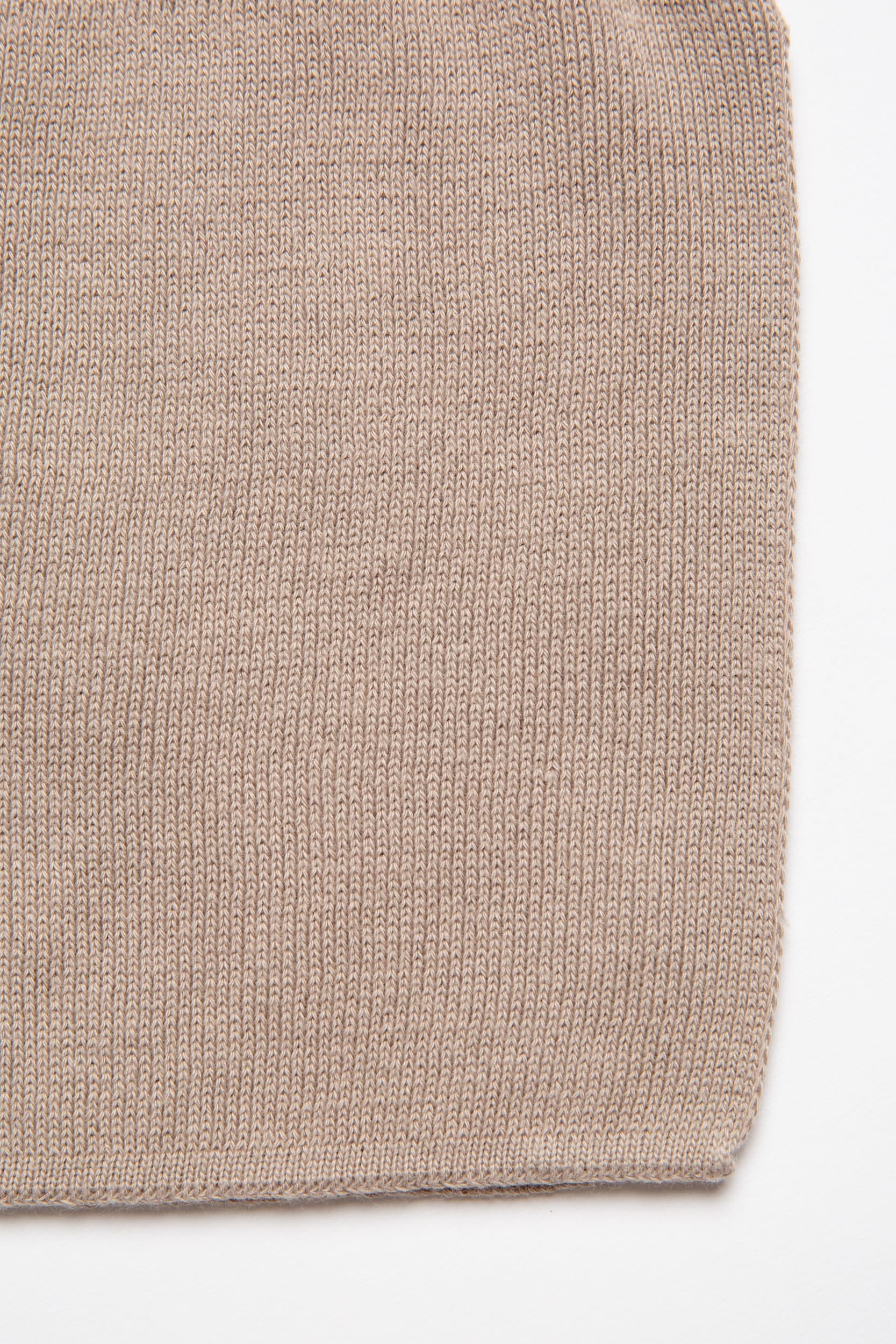 Écharpe en coton pour enfants - Écharpe tricotée super douce pour protéger le cou du froid et du vent - Printemps Écharpe à enfiler de couleur beige et rose - Pour filles et garçons de 0 à 10