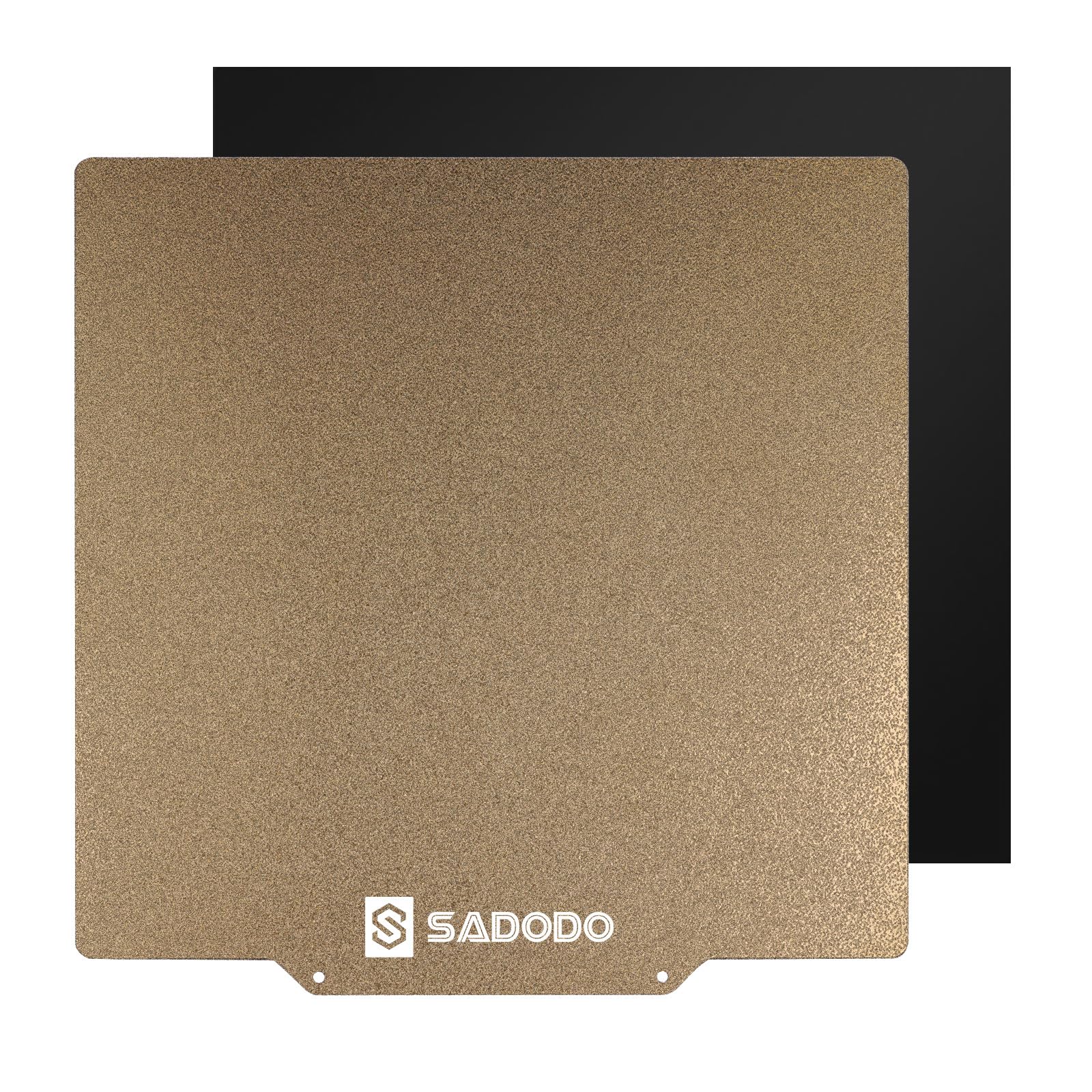 Sadodo Textured PEI Bed 235x235mm,PEI Sheet Print Bed Plate,With Base Sticker Magnetic Sheet,PEI Plate Flexible Printing Surface 9.25" Inch