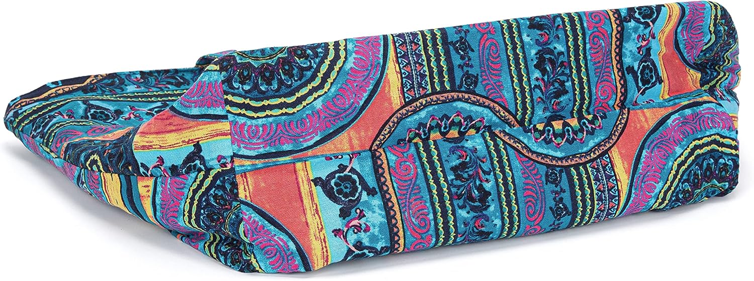 OPQRSTU Women Hippie Tote Hand Bag Large Capacity Bohemian Bag Portable Tourist Shoulder Bags - Image 7