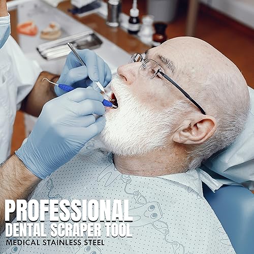 Miniatura 6 de Herramientas dentales profesionales raspador de sarro para dentista, uso personal y removedor de placa de mascotas para dientes, cuidado bucal