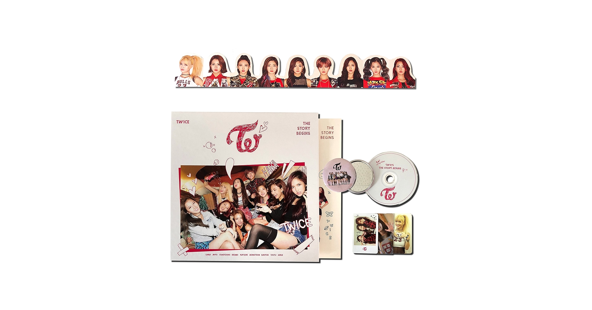 直筆サイン TWICE THE STORY BEGINS アルバム ストビギ 直筆サイン TWICE THE STORY BEGINS アルバム ストビギ TWICE