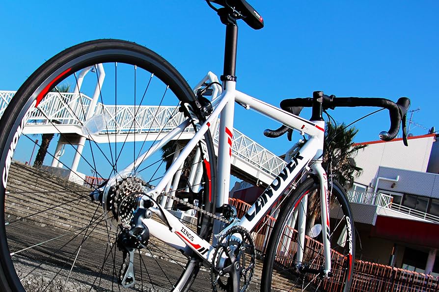 カレーパンマン CANOVER ZENOS 2×8 Claris CANOVER Road Bike, Aluminum Frame, Shimano 16-Speed ZENOS (2