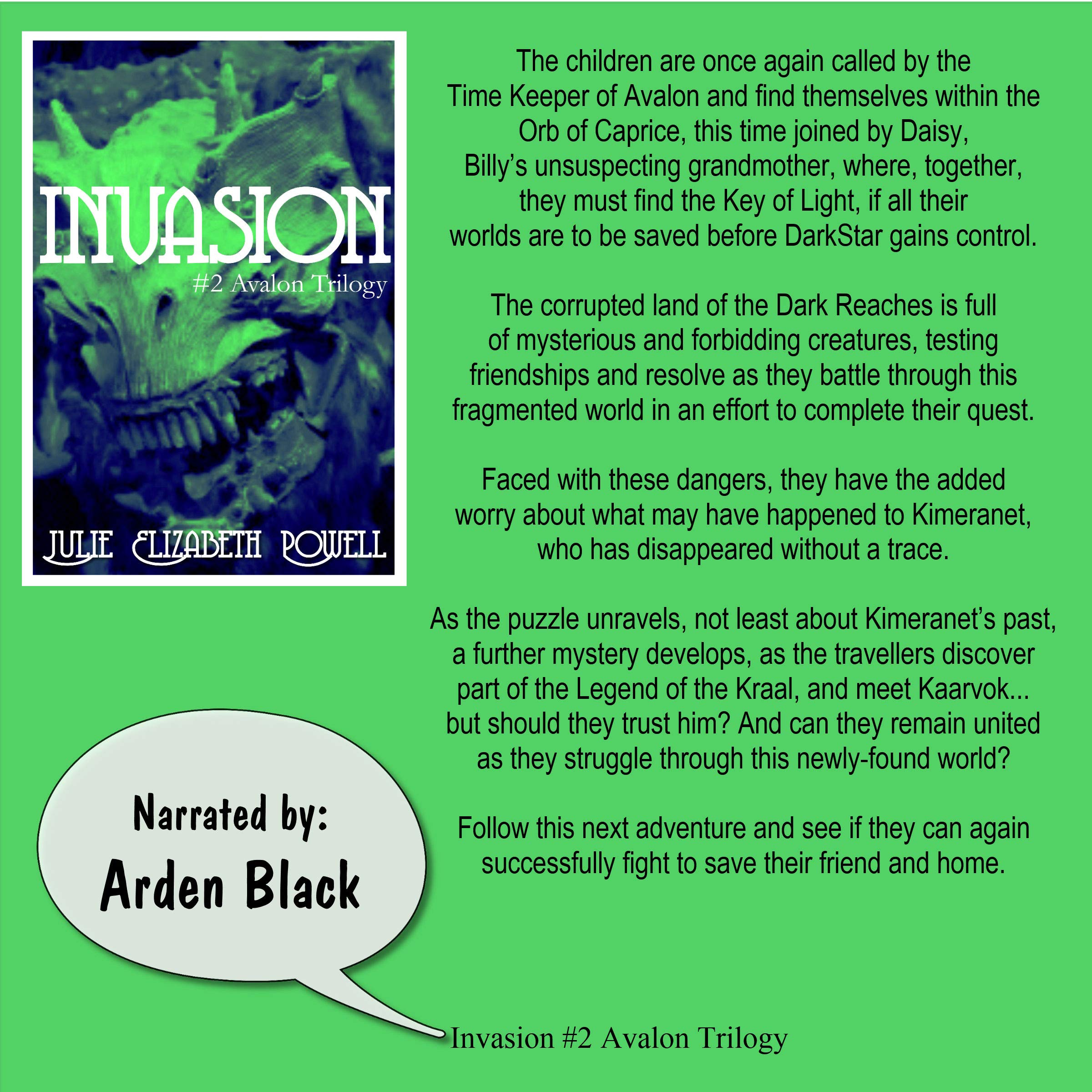 Cover art for Invasion: The Avalon Trilogy, Book 2