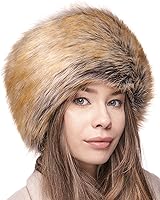Vista 58 de Futrzane Sombrero clásico cosaco - Sombreros de piel sintética para mujer - Sombrero ruso peludo cálido negro (Black Classic)
