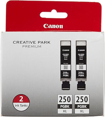 Miniatura 2 de Canon PGI-250XL - Cartuchos de tinta gris CLI-251XL de color negro Twin Pack y Canon compatibles con impresoras de la serie MG e IP