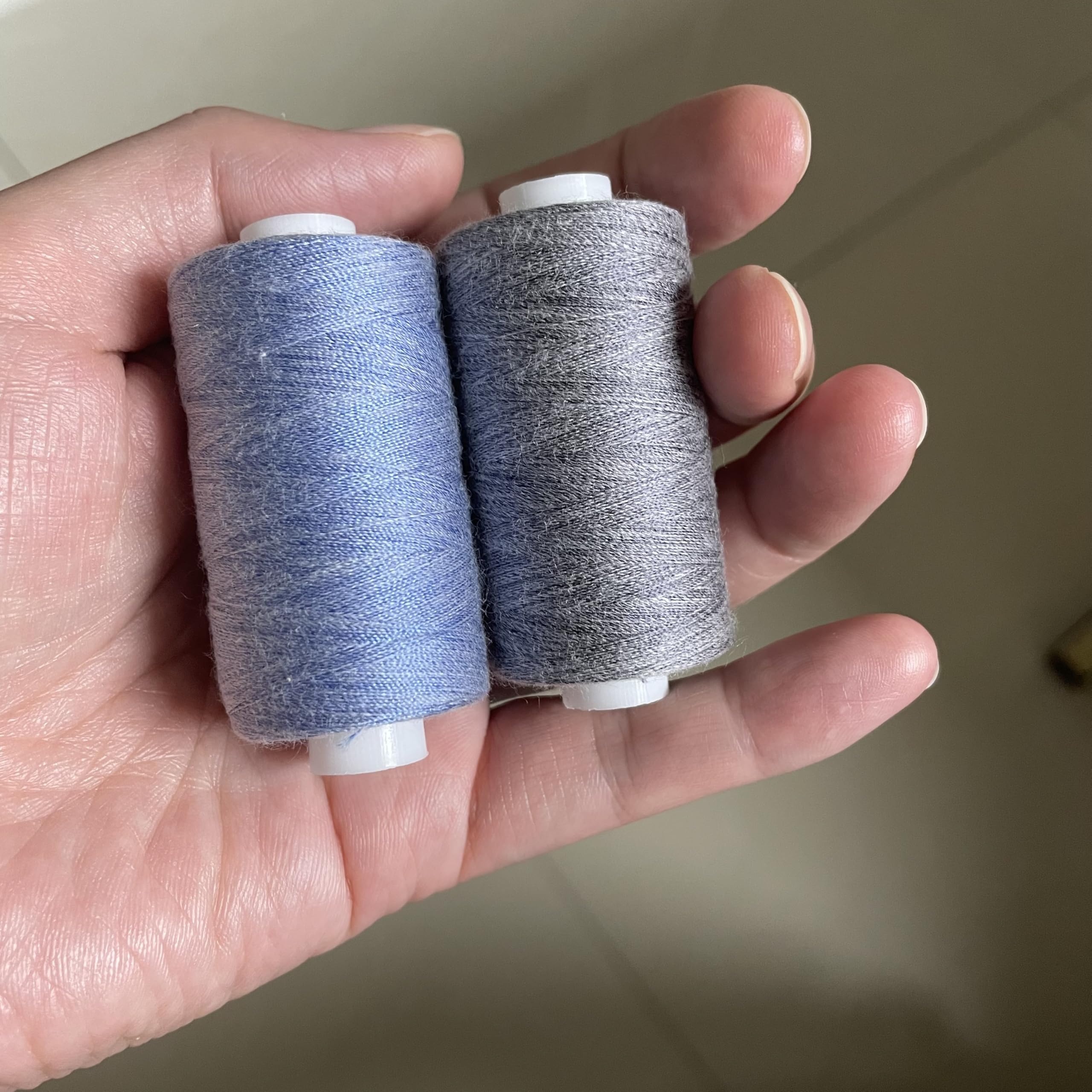 Amazon.com: Simthread Dual Duty Denim Thread for Jeans in Blue and