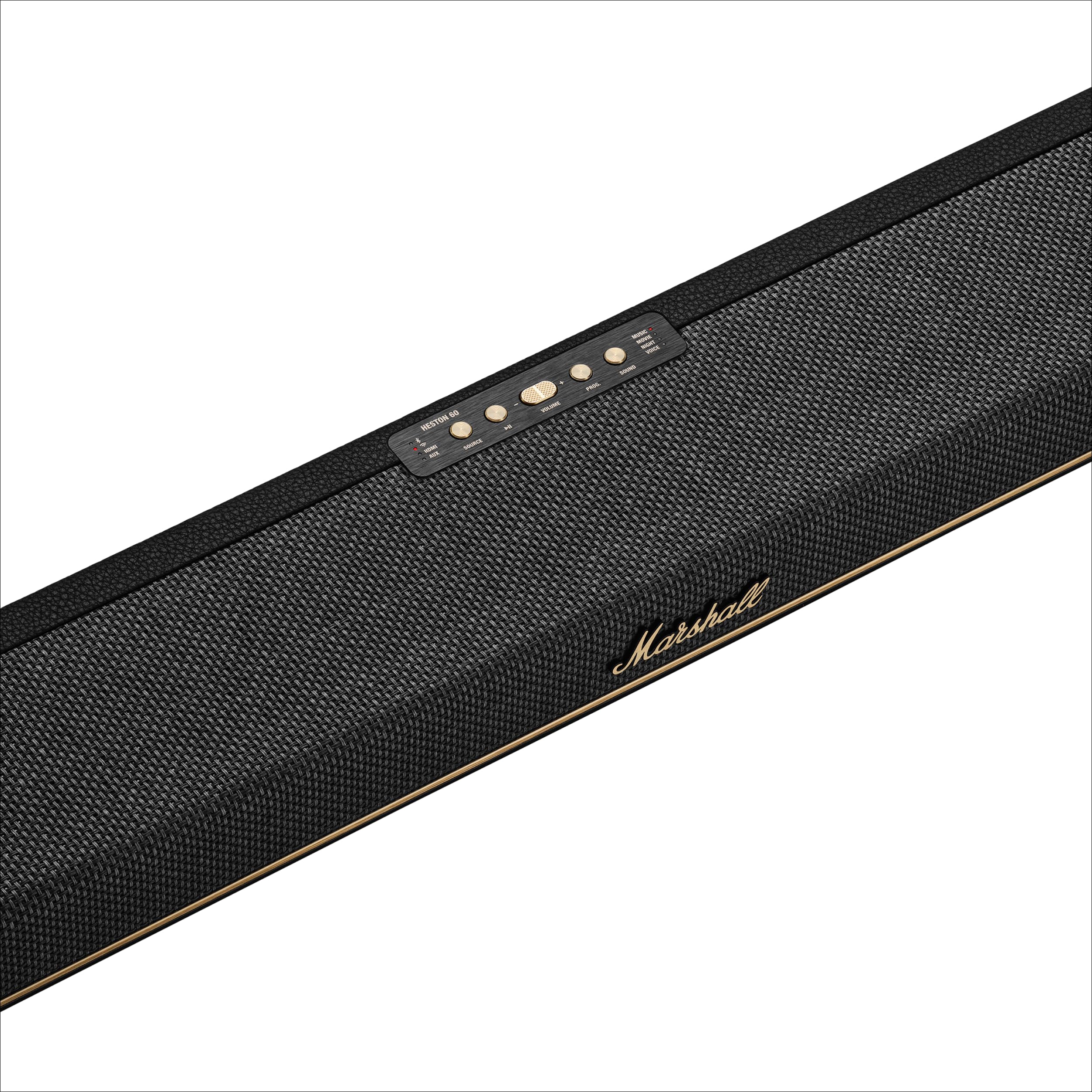 Marshall Heston 60 - Barra de sonido para TV, color negro
