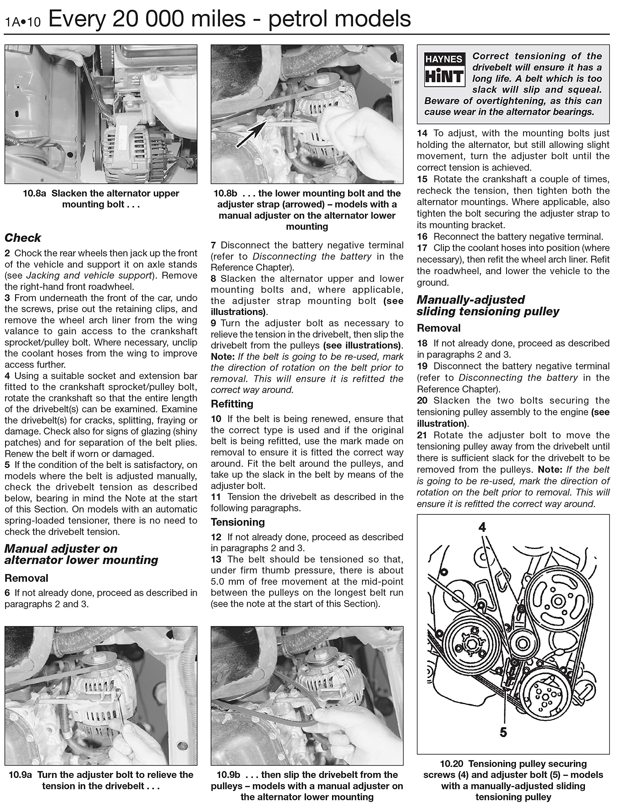 Citroen Berlingo & Peugeot Partner Petrol & Diesel (96 - 10) Haynes Repair Manual