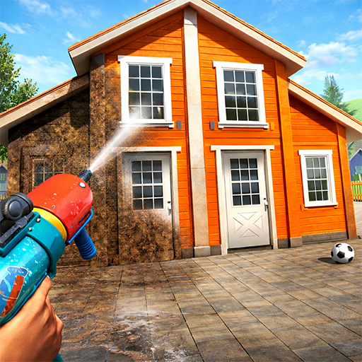 Power Wash Deep House Cleaning and Makeover Simulator Game 3D