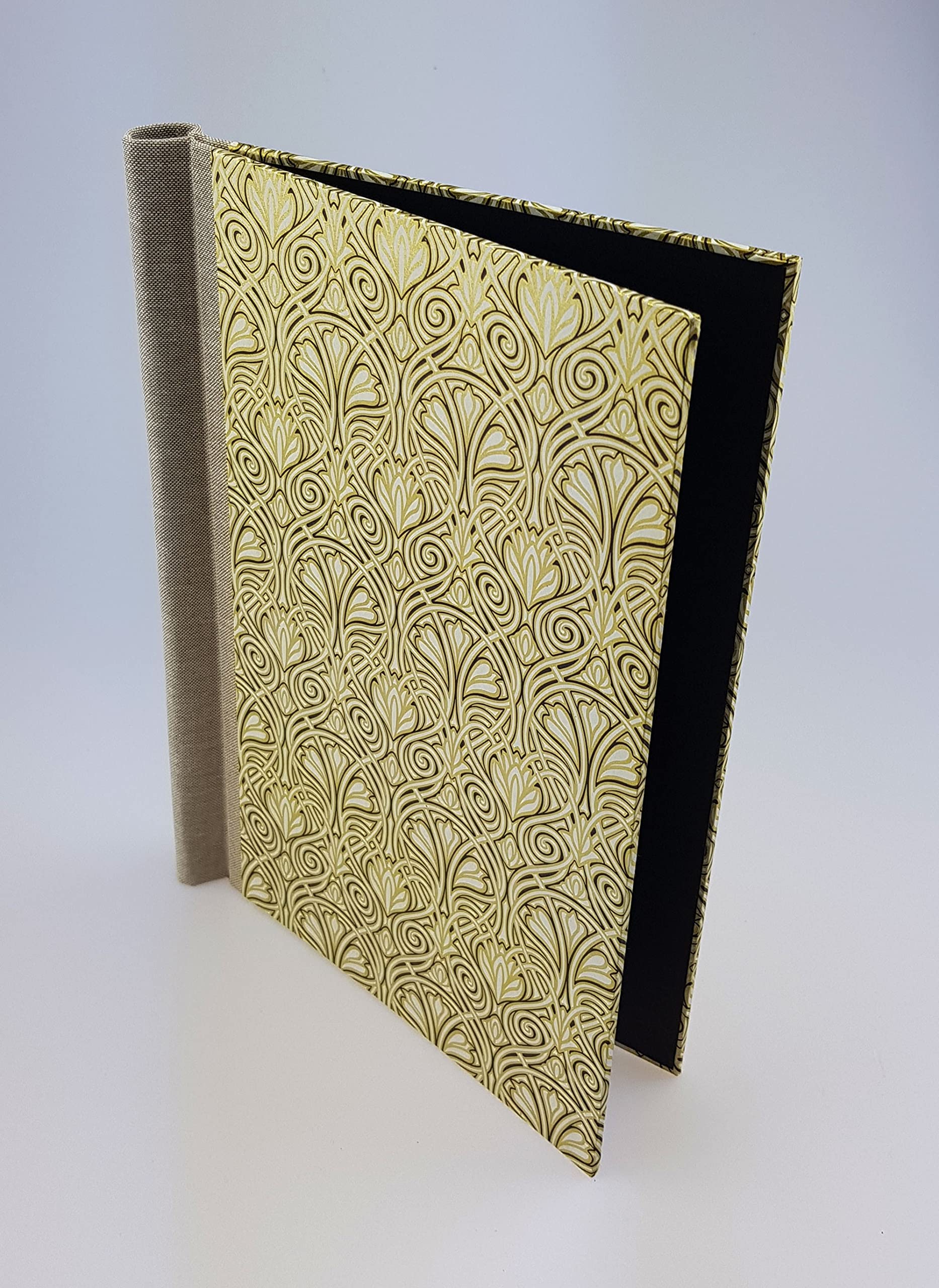 Klemmbinder Luxury Liberty Naturleinen, A4, 22,5 x 30,8 cm