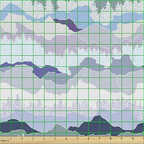 Vista 360 de Ambesonne - Tela de punto elástica