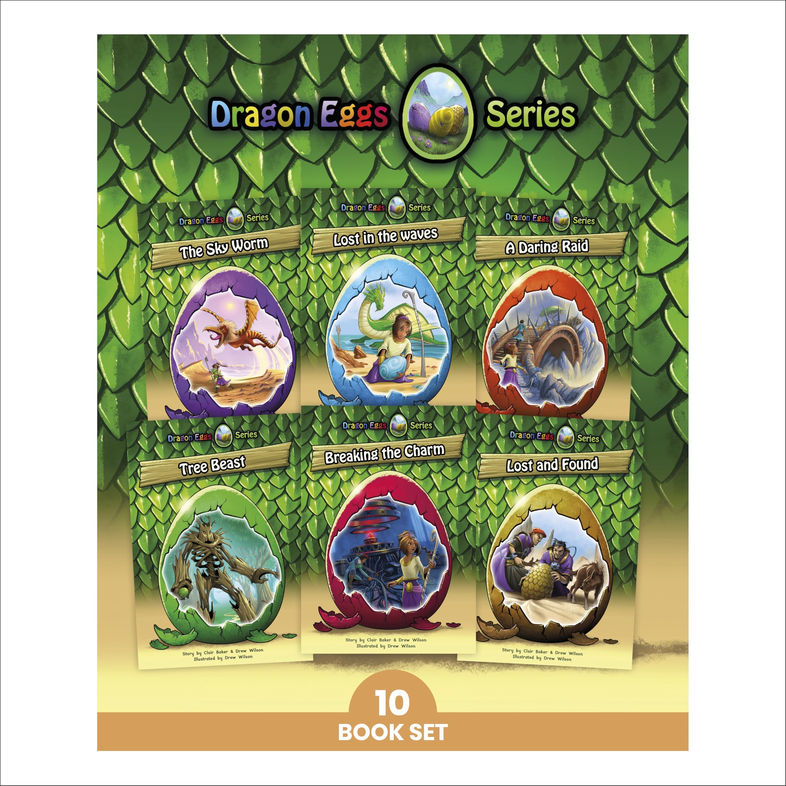 Dragon Eggs Series by Clair Baker, Drew Wilson - 9781783693252