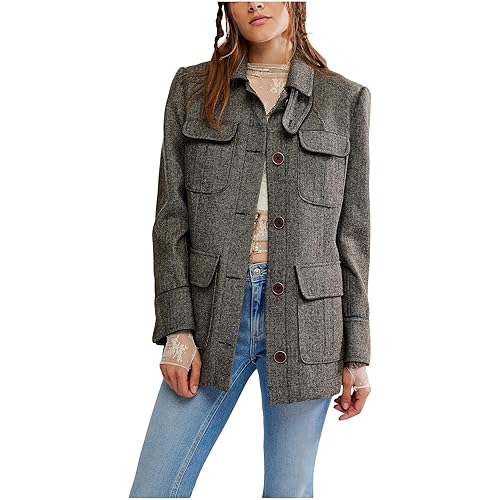 Free People womens Renaux Officer Jacket