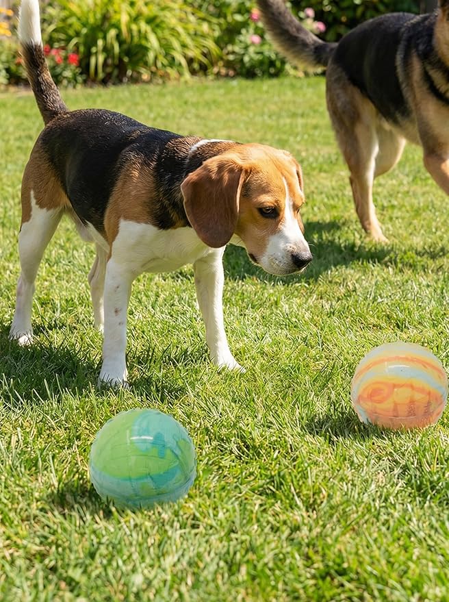 Pelotas para Perros Molaxpet Coloridas con Chirrido 3 Pack 3" miniatura 2