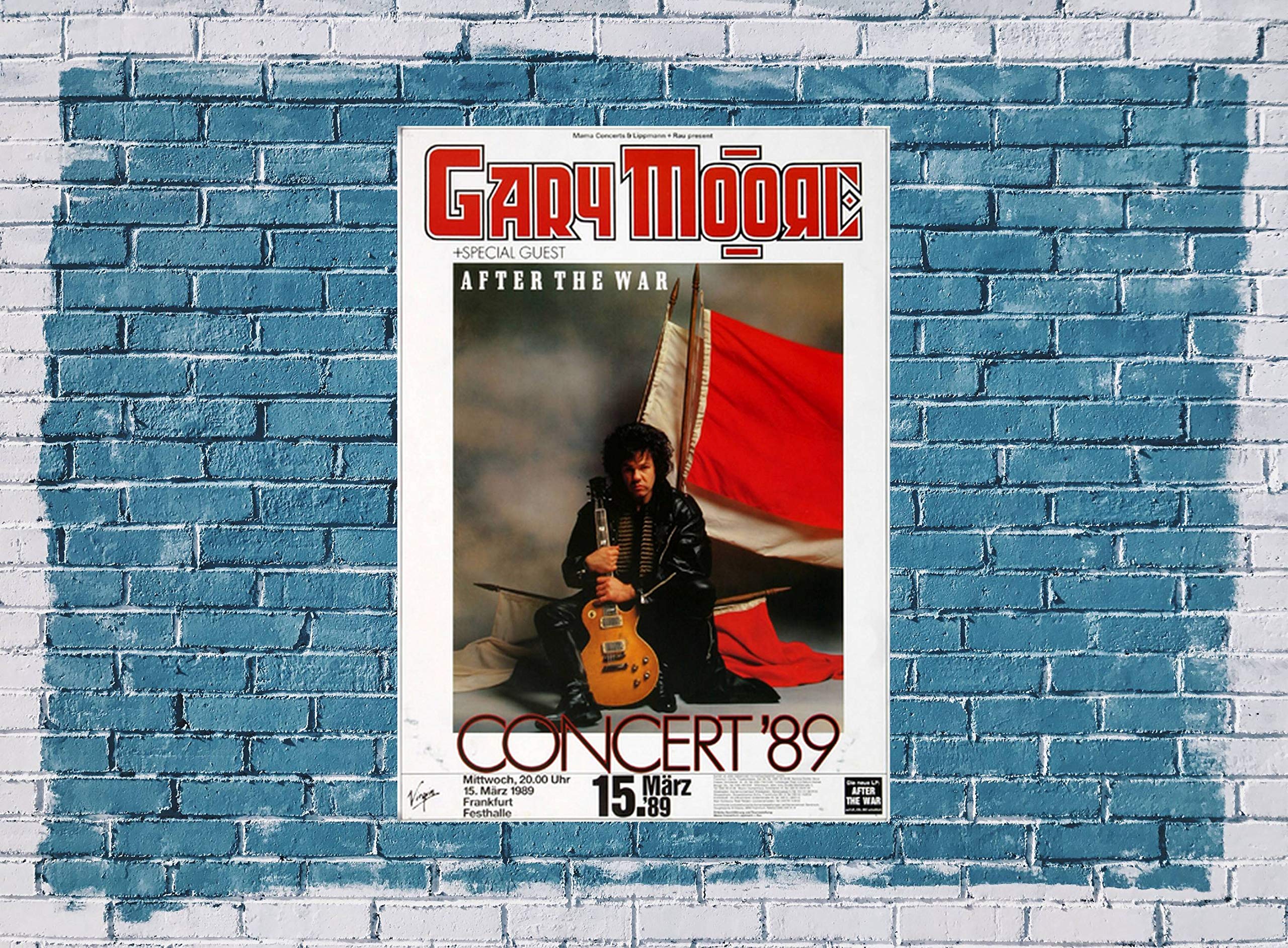 Gary Moore After the War B2 販促ポスター GARY MOORE After The War Poster Print - prints4u