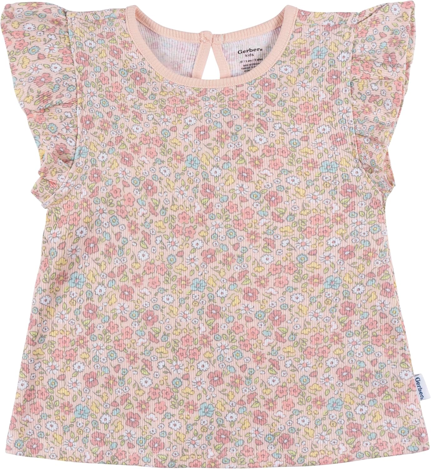 Gerber baby-girls Toddler Girls' Shirt and Shorts Set - Image 2