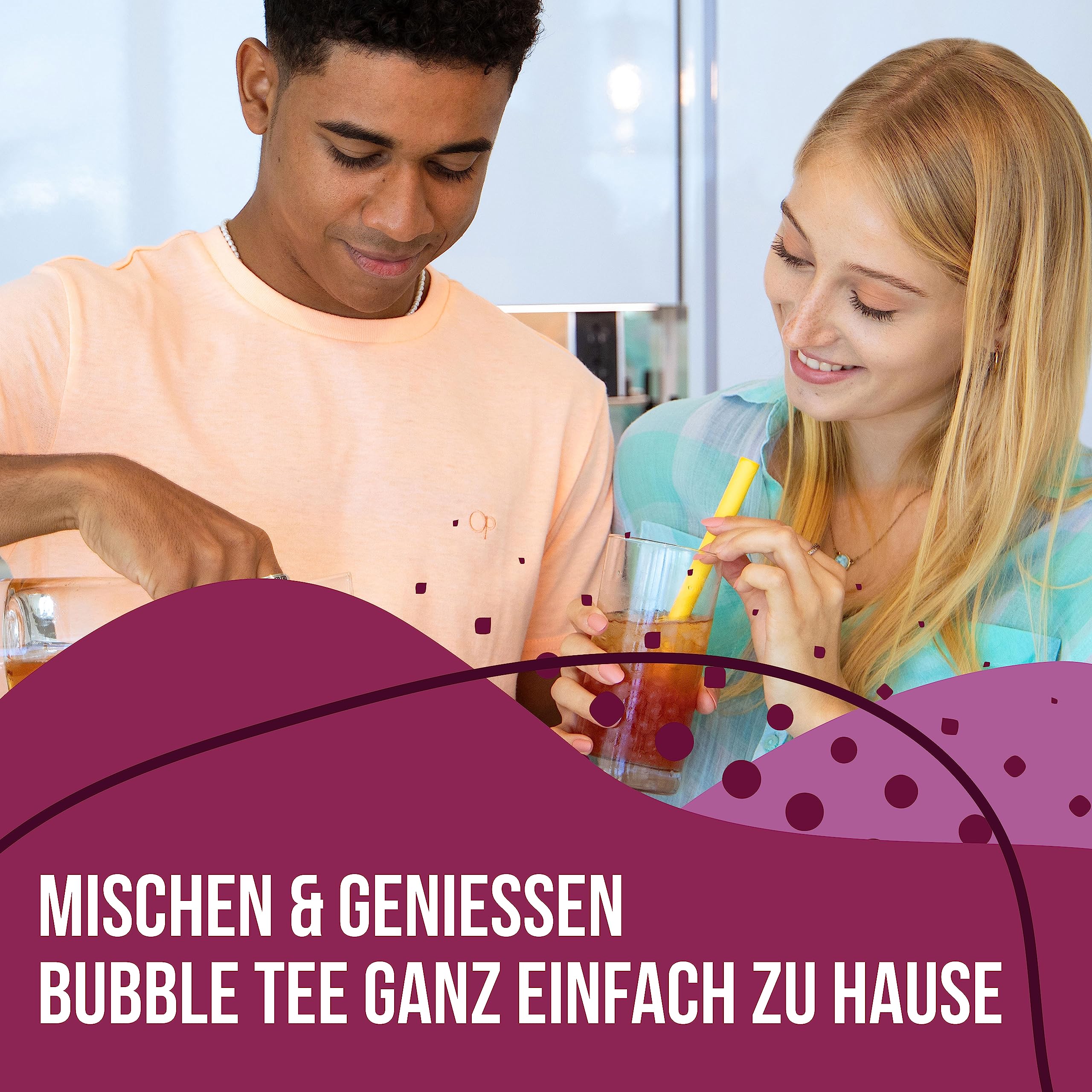 INSPIRE FOOD Bubble Tea Perlen Maracuja | Popping Boba Fruchtperlen 1kg | Tapioka Fruchtperlen und Boba Perlen - 100% vegan und glutenfrei, ohne künstliche Farbstoff