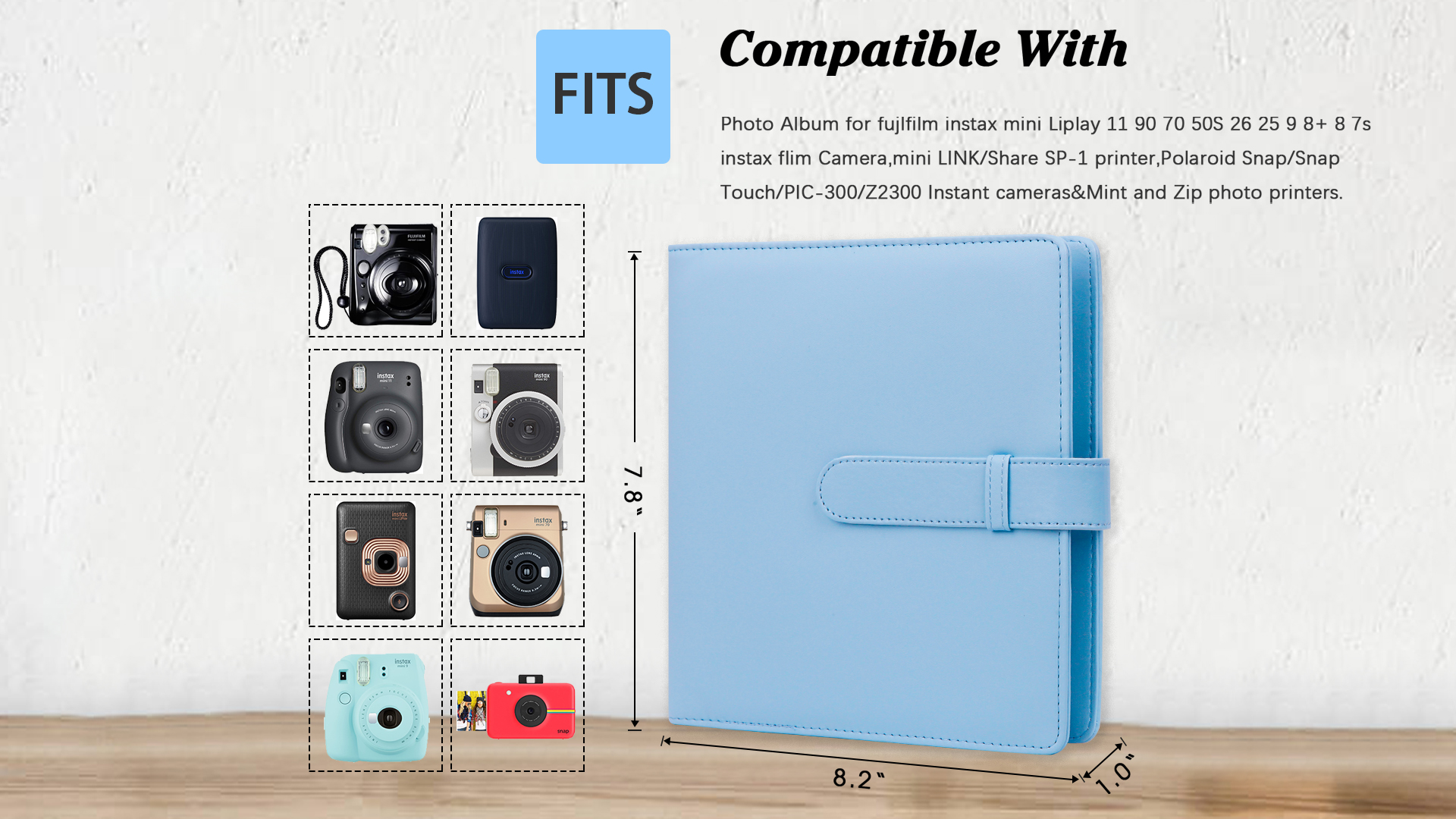 Instax Mini Photo Album Ablus 256 Pockets Photo Album For Polaroid