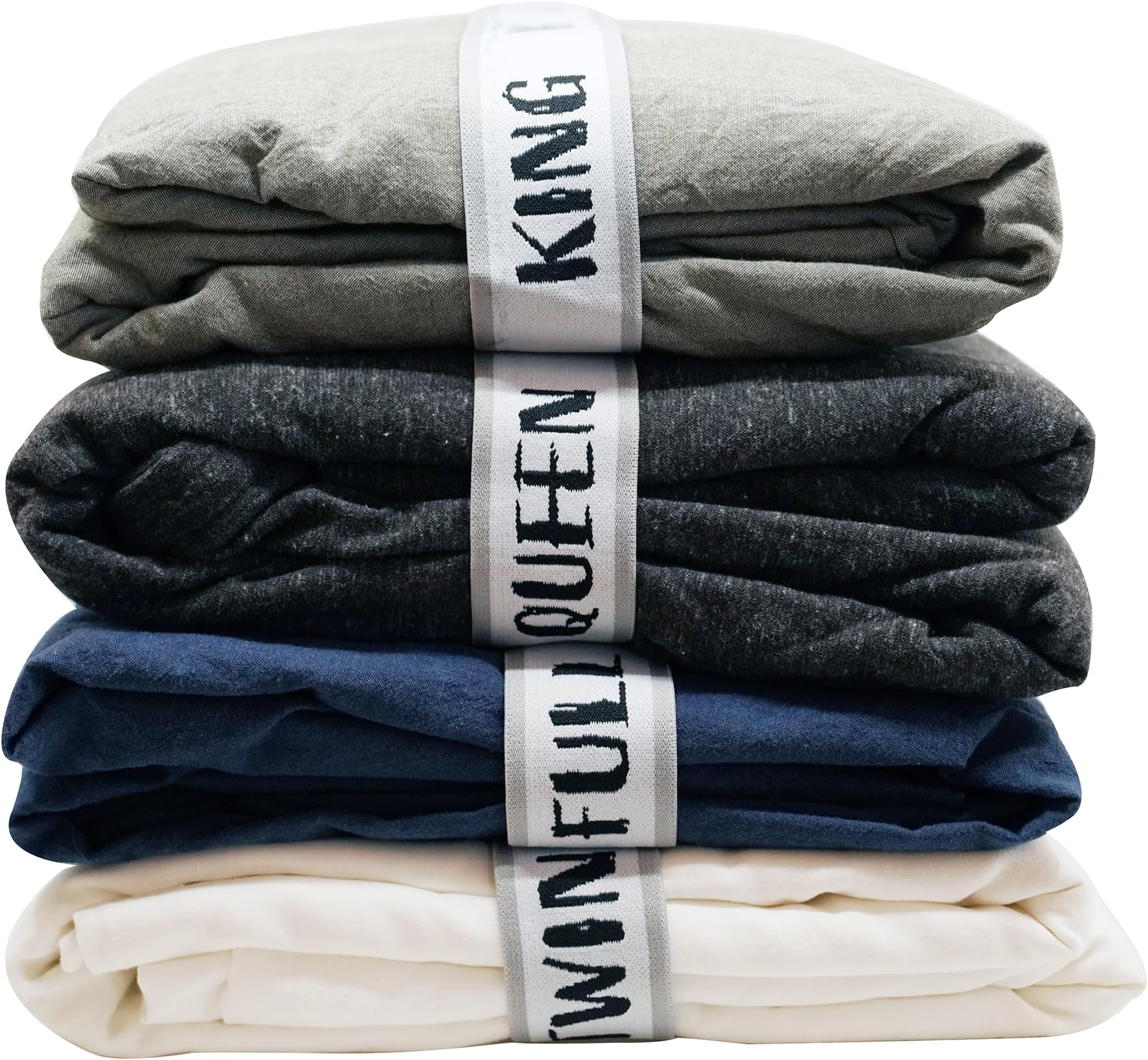 Siaomo Bed Sheet Organizer Bands, Sheet Set Storage Size